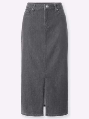 WITT WEIDEN Jeans-Rock in grey-denim