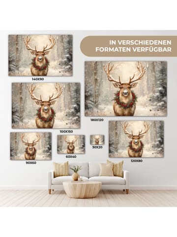 MuchoWow Leinwand Bilder Naturfarben