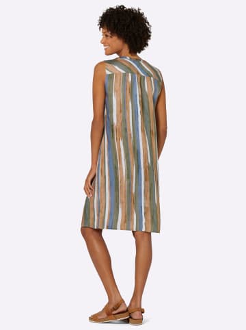 WITT WEIDEN Kleid in khaki-camel-bedruckt