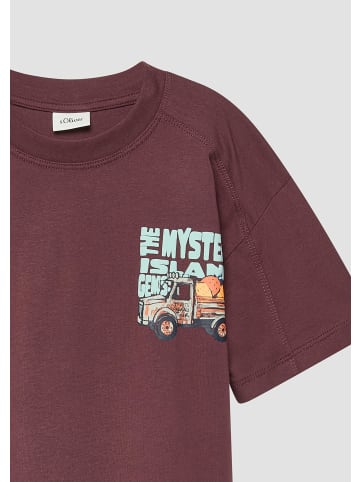 s.Oliver T-Shirt in 4927_rostrot