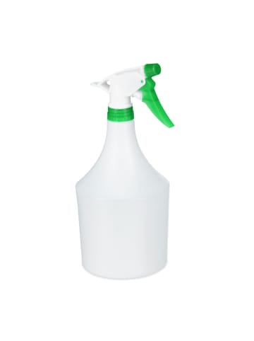 relaxdays 3 x Sprühflasche in Weiß/ Grün - 1 Liter