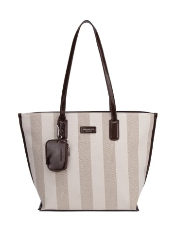 DIANA Shopper Tasche in BROWN AND GRAY