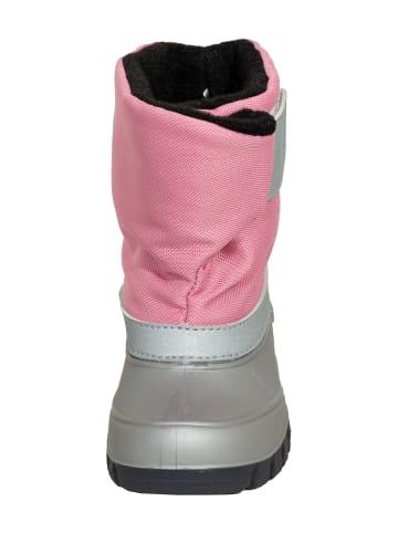 Spirale Kinder-Winterstiefel Kovu gefüttert in pink/silber