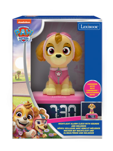 LEXIBOOK® Paw Patrol Stella 3D-Nachtlicht-Wecker mit Soundeffekten