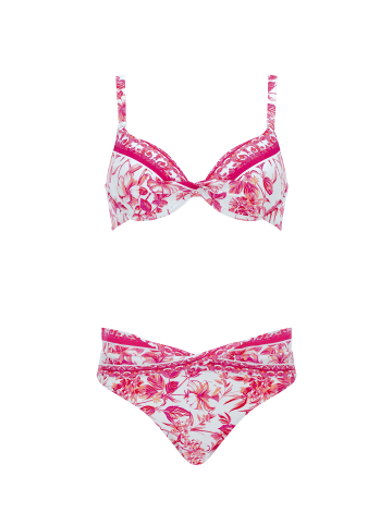 Olympia Bikini in weiss/pink