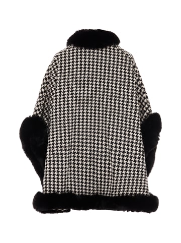 faina Women Poncho in Wollweiss