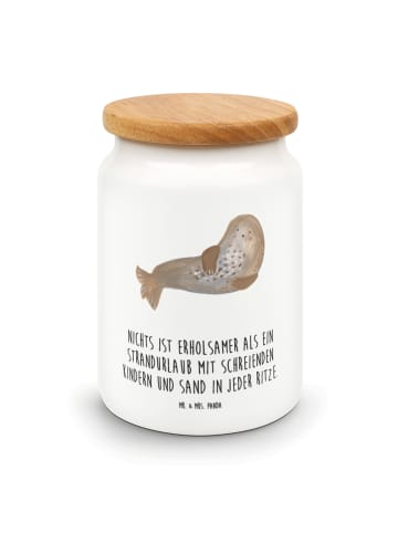 Mr. & Mrs. Panda Frischhaltedosen Sommerchaos mit Spruch in Weiß