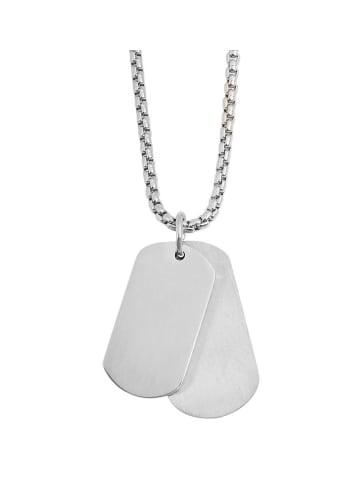 Adeliás Unisex Halskette mit Anhänger – aus Edelstahl in silber