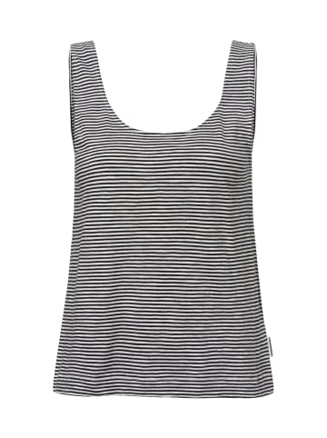 armedangels Top Minaami in schwarz weiß