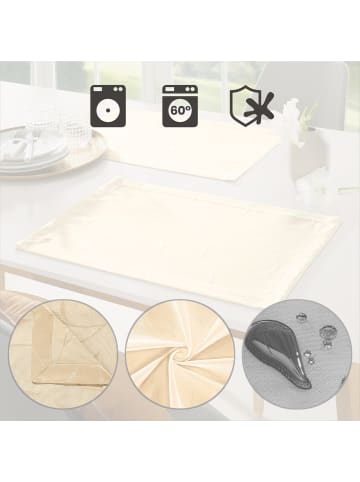 Erwin Müller Jacquard Tischset 2er-Pack Remscheid in sekt