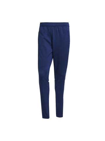 adidas Trainingshose im 3 Streifen Design in blau