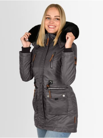 Navahoo Winterjacke B873 in Anthrazit
