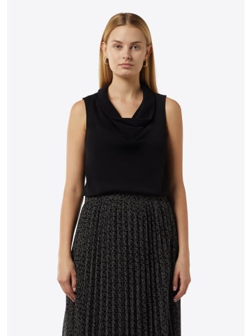 comma T-Shirt keine Ärmellänge in Schwarz