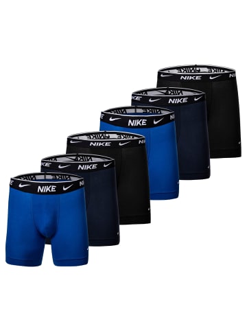 Nike Boxershort 6er Pack in Blau/Schwarz