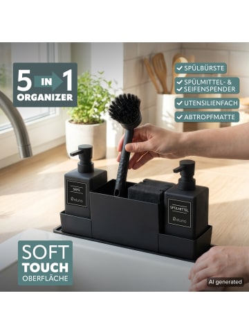 eluno Spülbeckenorganizer ca. 9 x 34,5 x 24 cm