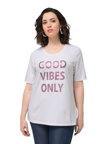 Ulla Popken Shirt in schneeweiß