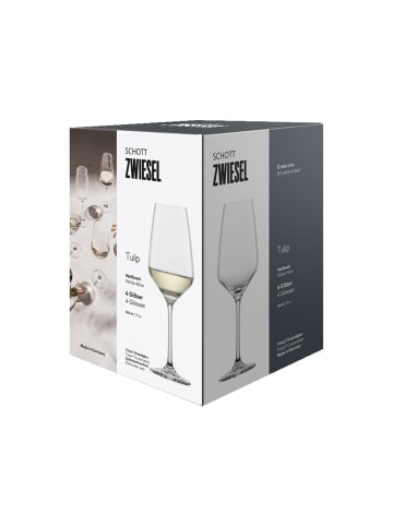 Schott Zwiesel 4er Set Weißweingläser Tulip 356 ml transparent in transparent