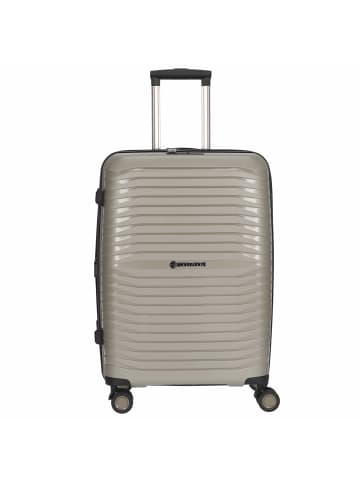 Stratic Bright+ - 4-Rollen-Trolley 66 cm M erw. (silver) in champagne