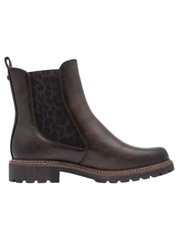 Tamaris Chelsea Boot in MOCCA/LEOPARD