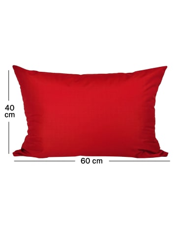 JACK 2er Set Outdoor Kissenhülle 40x60cm Uni in Rot