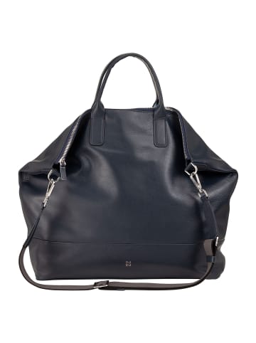 DuDu Judith Shopper Tasche Leder 41 cm in navy