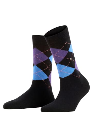 Burlington Socken Marylebone in Black-fuego