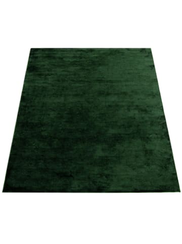 KADIMA DESIGN Teppich Kurzflor waschbar Unifarben Wohnzimmer in Grün