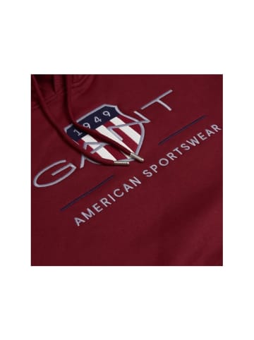 Gant Sweatshirt in Granat