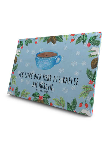 Mr. & Mrs. Panda Advents-Teekalender Kaffee Tasse mit Spruch in Eisblau