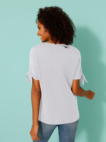Sieh an! Kurzarmshirt in weiß