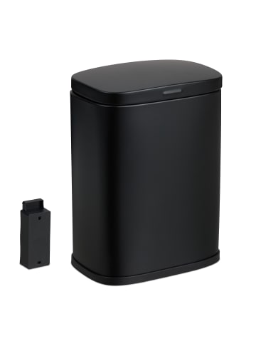 relaxdays Kosmetikeimer in Schwarz - 3 Liter