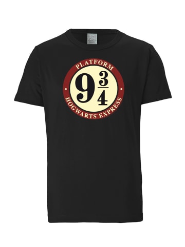 Logoshirt T-Shirt Harry Potter - Platform 9 3/4 in schwarz