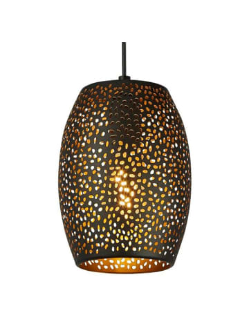 Licht-Erlebnisse Pendelleuchte (B)15 x (L)15 x (T)30 cm in Schwarz Gold