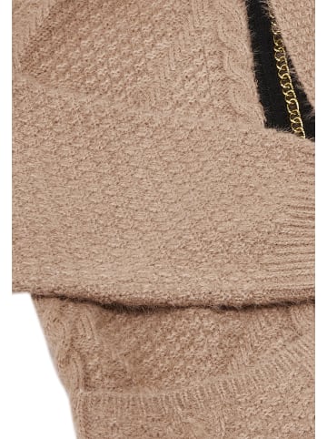 faina Damen Strickjacke in Dunkelrosa