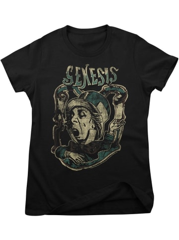 GENESIS Shirt "Mad Hatter Girly Tee" in Schwarz