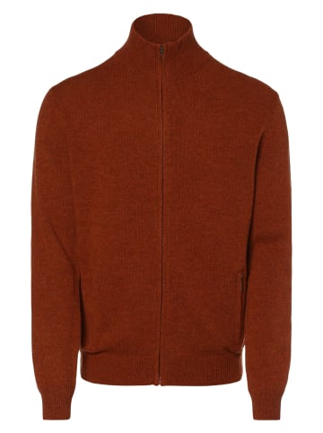 Andrew James Strickjacke in orange - 0002
