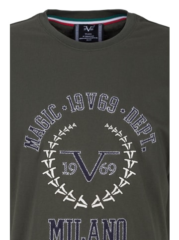 19V69 Italia by Versace Rundhalsshirt Marcello in grün