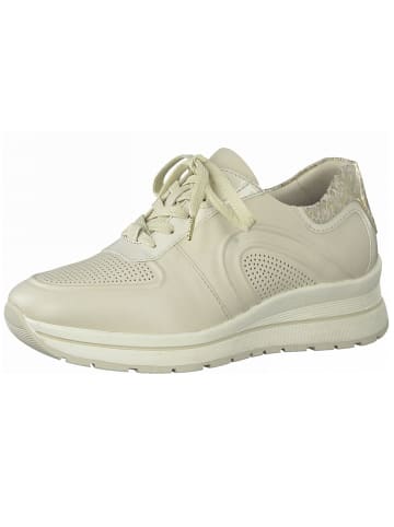 Tamaris Schnürschuhe in creme