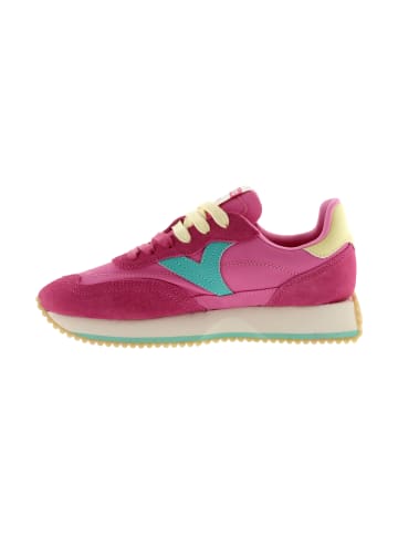 Victoria Niedrige Sneaker aus Leder Rose
