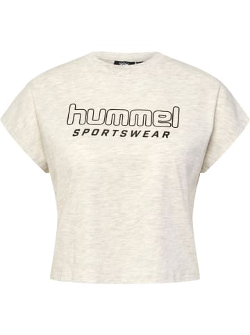 Hummel T-Shirt "Hmllgc June" in Beige