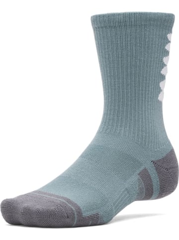 Under Armour Socke "Tech Perf Nov 3Pk Crew" in Blau