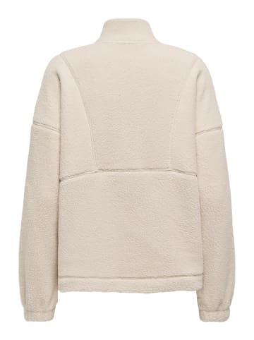 Only Play Fleece Sweatshirt in Pumice Stone 1