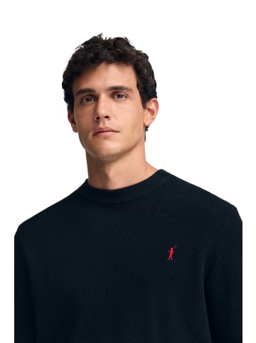 Polo Club Pullover in Navy Blau