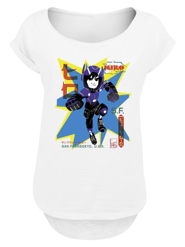 F4NT4STIC Long Cut T-Shirt Big Hero 6 Hiro Manga in weiß