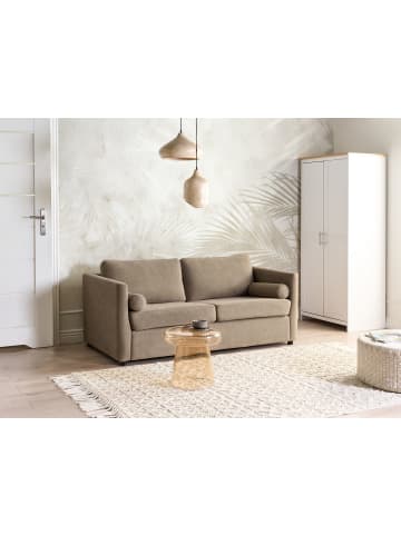 Beliani 4-tlg 2-Sitzer Sofa INKOO in Braun