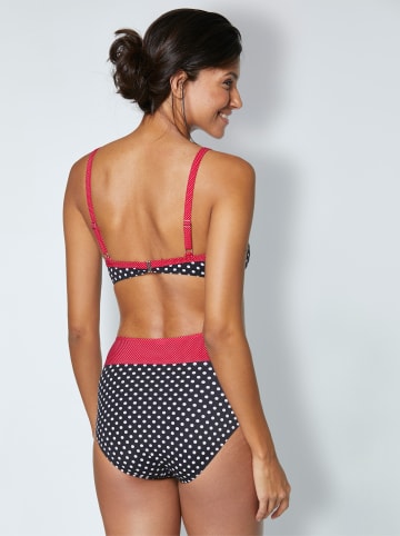 WITT WEIDEN Bikini in schwarz-rot-bedruckt