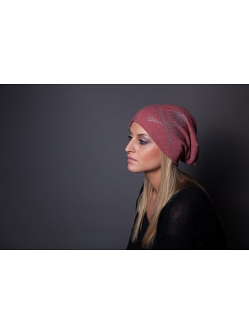 styleBREAKER Beanie Mütze in Braun meliert