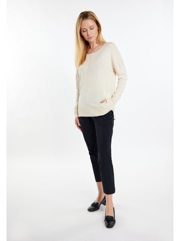usha BLACK LABEL Damen Strick Pullover in Creme