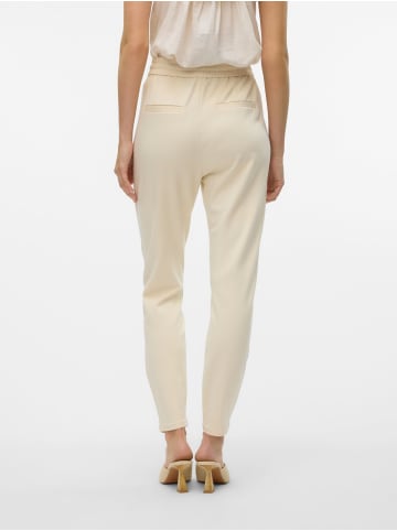 Vero Moda Lockere Stoffhose Stretch Pants mit Kordelzug VMEVA in Creme