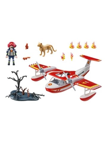 Playmobil 71463 Feuerwehrflugzeug mit Löschfunktion in Mehrfarbig